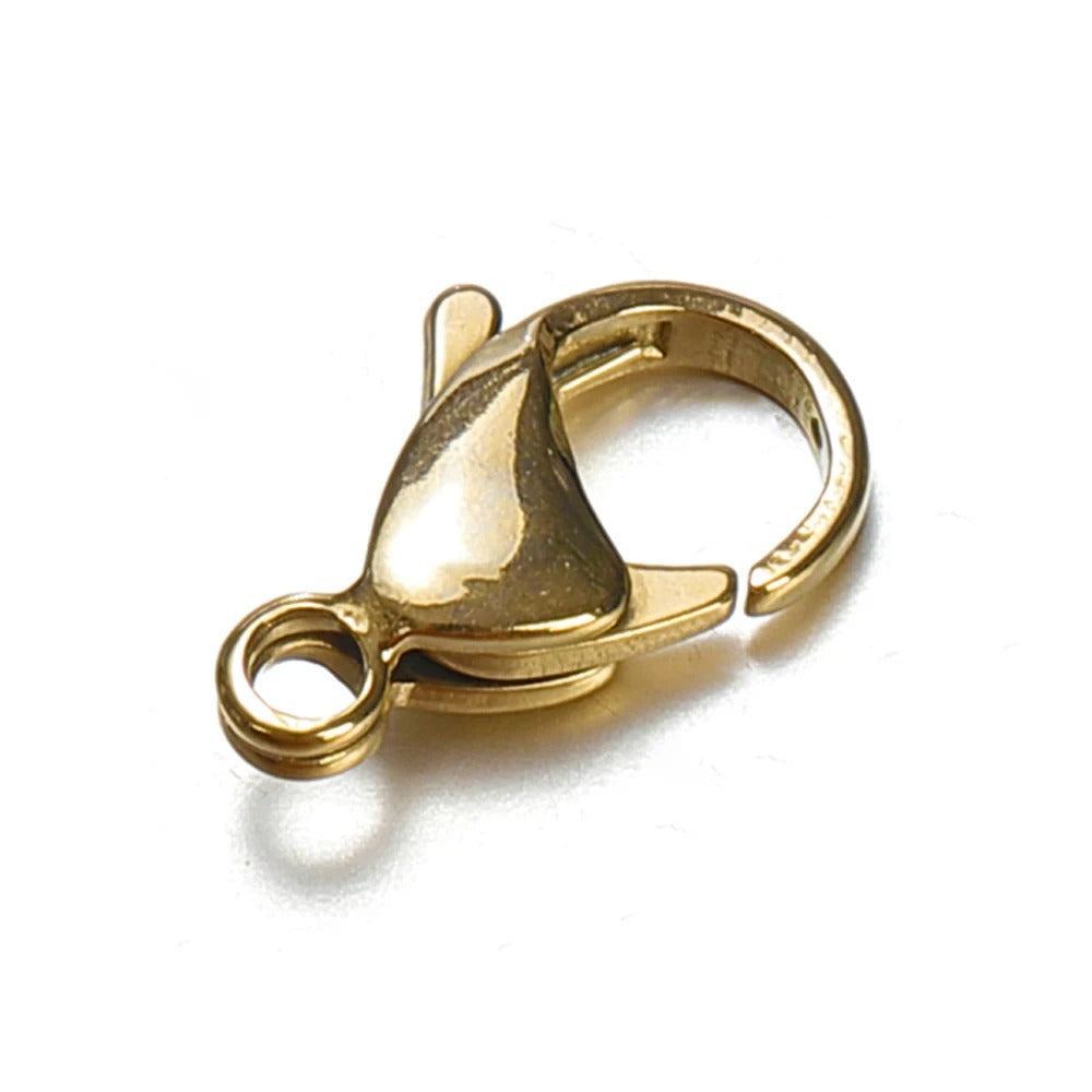 Lobster Claw Clasps - 200 Pcs - Stainless Steel – Bulk Jewelry Making Supplies