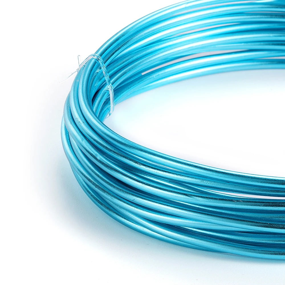 Aluminium Soft Round Wire –  Silver 2.5mm – Tarnish Resistant