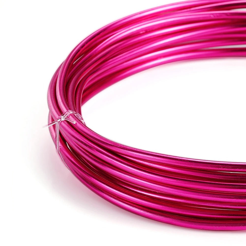 Aluminium Soft Round Wire –  Silver 2.5mm – Tarnish Resistant