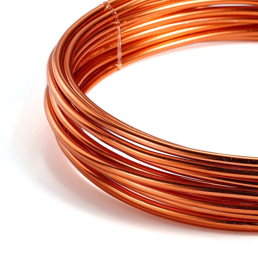 Aluminium Soft Round Wire –  Silver 2.5mm – Tarnish Resistant
