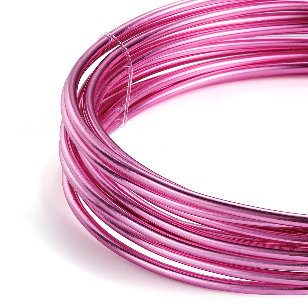 Aluminium Soft Round Wire –  Silver 2.5mm – Tarnish Resistant