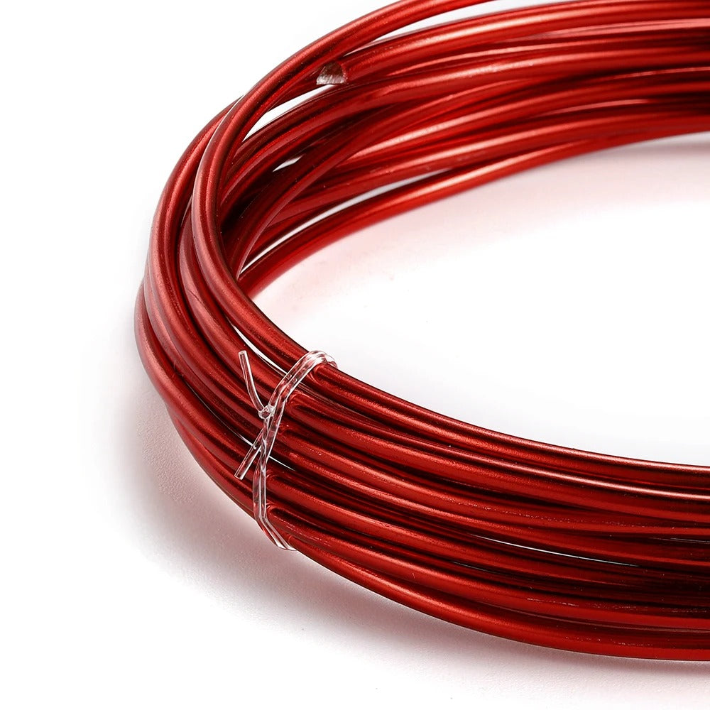 Aluminium Soft Round Wire –  Silver 2.5mm – Tarnish Resistant