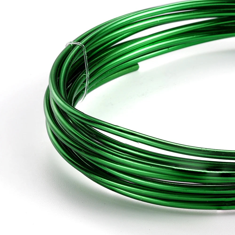 Aluminium Soft Round Wire –  Silver 2.5mm – Tarnish Resistant