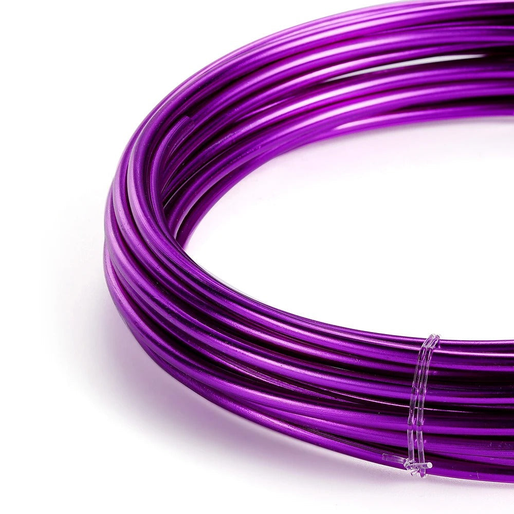 Aluminium Soft Round Wire –  Silver 2.5mm – Tarnish Resistant